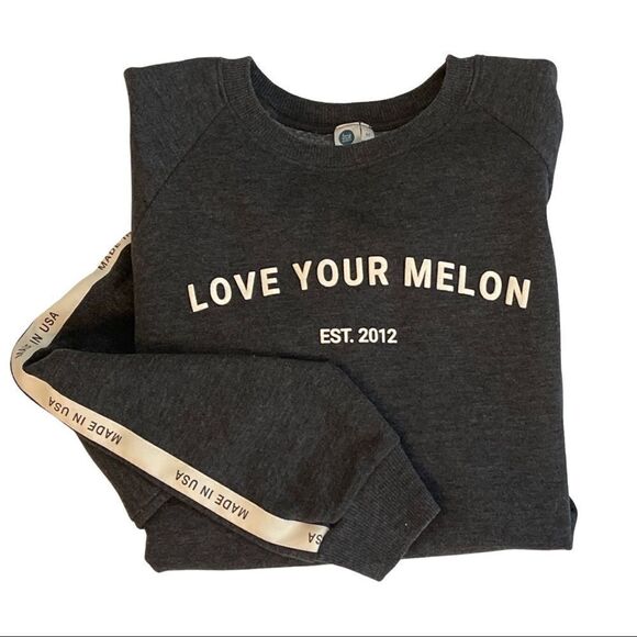 Love Your Melon • Women’s Sweatshirt • Dark Charcoal Classic Crew • Medium - Picture 3 of 8